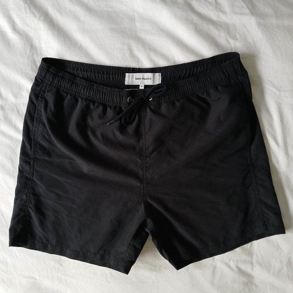 Norse Projects Men’s Hauge Swim Trunks Black Shorts